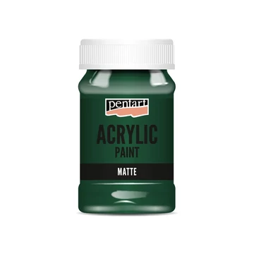 Matt akrilfesték 100 ml fenyőzöld
