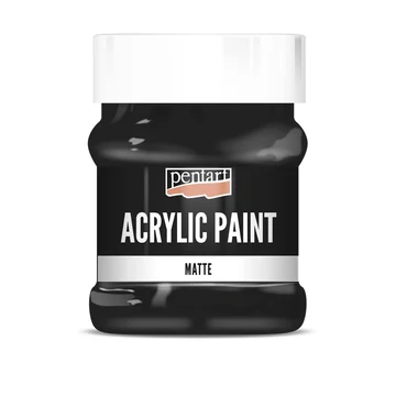 Matt akrilfesték 230 ml fekete