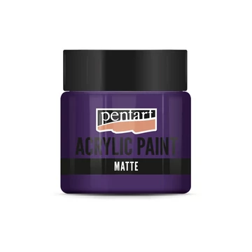 Matt akrilfesték 50 ml ametiszt