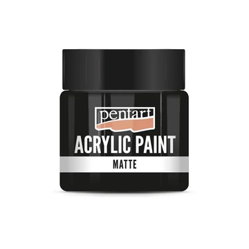 Matt akrilfesték 50 ml fekete