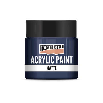 Matt akrilfesték 50 ml indigókék