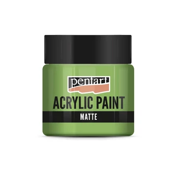 Matt akrilfesték 50 ml levélzöld