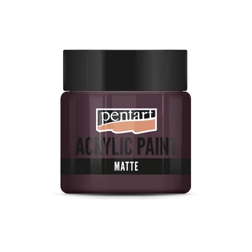 Matt akrilfesték 50 ml padlizsán