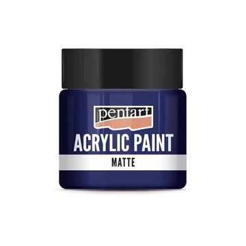 Matt akrilfesték 50 ml sötétkék