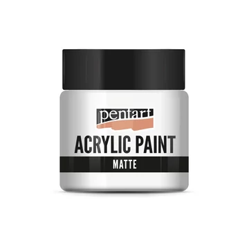 Matt akrilfesték 50 ml titánfehér