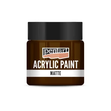 Matt akrilfesték 50 ml vörösbarna