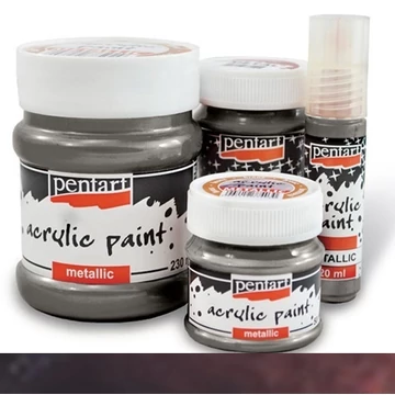 Metál akrilfesték 50 ml padlizsán