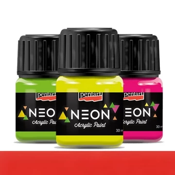 Neon akrilfesték 30 ml narancs