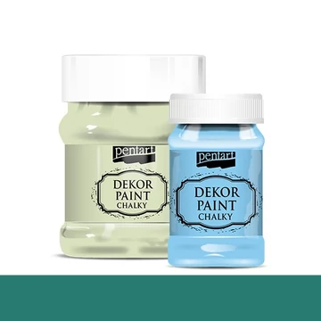 Dekor krétafesték 100 ml borókazöld