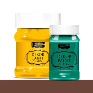 Dekor krétafesték 100 ml gesztenyebarna