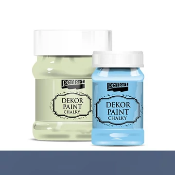Dekor krétafesték 100 ml indigó
