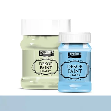 Dekor krétafesték 100 ml jégkék