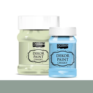 Dekor krétafesték 100 ml olajfazöld