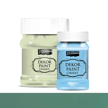 Dekor krétafesték 100 ml türkizzöld