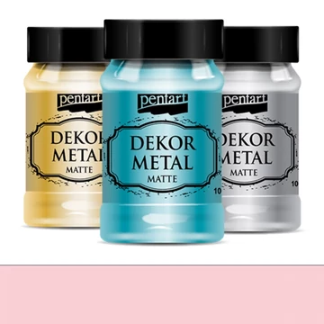 Dekormetál matt 100 ml rózsaarany