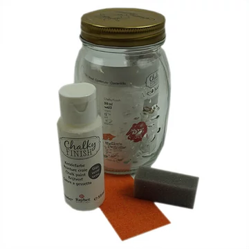 Chalky Finish krétafesték szett befőttes üveggel