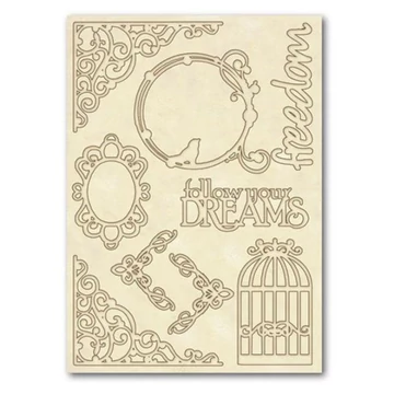 Fa figurák, írás és sarok, A/5 Fa figurák, írás és sarok, A/5