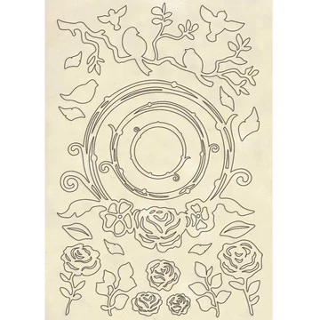 Fa figurák, girland, A/5 Fa figurák, girland, A/5