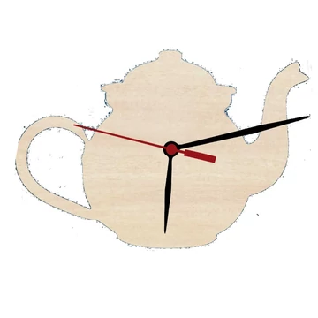 Óralap teáskanna, MDF, 33x27,5cm Óralap teáskanna, MDF, 33x27,5cm