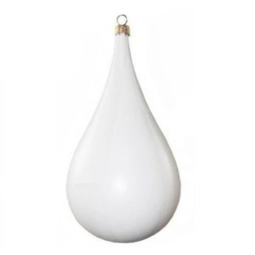 Műanyag fehér csepp 18cm