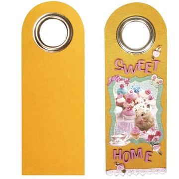 Kilincsakasztó filc, fém karikával Kilincsakasztó filc, fém karikával