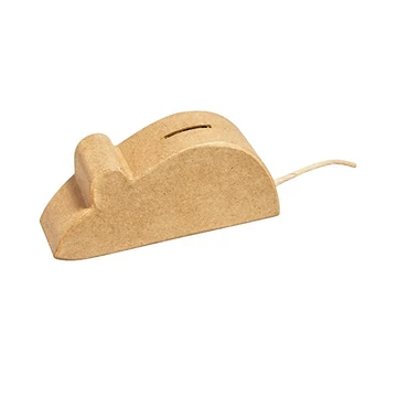 Papírmasé persely, egér 15x6,5x4,5cm