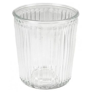 Üvegváza 15cm - Bordás  Üvegváza 15cm - Bordás