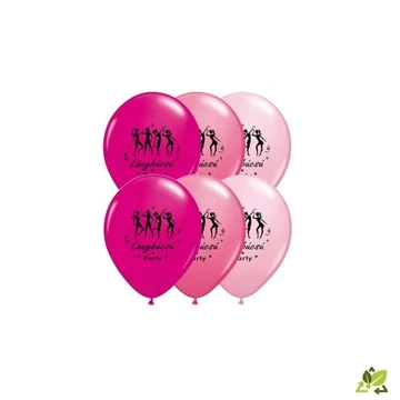 11 inch-es Táncolós Lánybúcsú Lufi (6db/csomag) 11 inch-es Táncolós Lánybúcsú Lufi (6db/csomag)