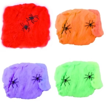 Pókháló szines+fekete pók Pókháló szines+fekete pók