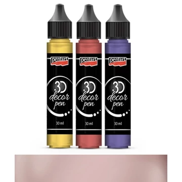 3D dekortoll 30 ml rózsaarany 33853 3D dekortoll 30 ml rózsaarany 33853