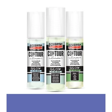 Kontúrozó festék 20 ml glow lila