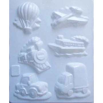 Gipszkiöntő forma, autó, repülő, hajó, léghajó