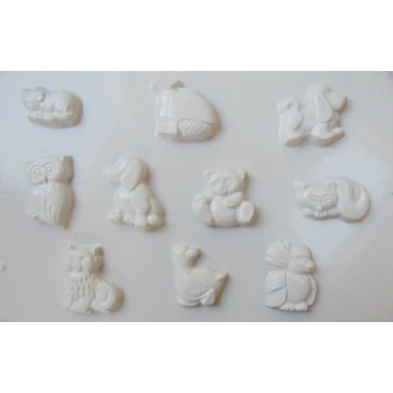 Gipszkiöntő forma, apró állatok