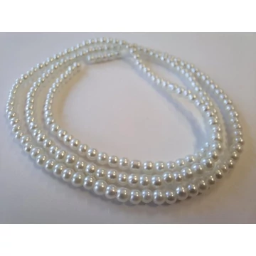 Gyöngyfűzér viasz, 3-4mm, fehér