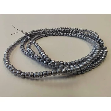 Gyöngyfűzér viasz, 3-4mm, világos lila