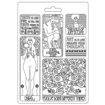 Lágy PVC öntőforma A5 - Klimt vászon