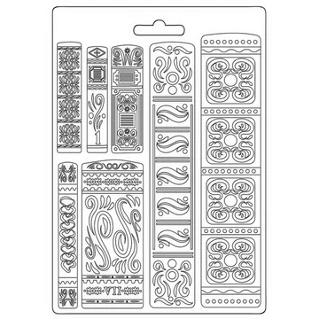 Lágy PVC öntőforma - A5 - Books