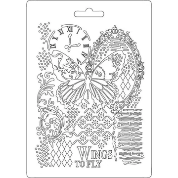 Lágy PVC öntőforma - A5 - Pillangó