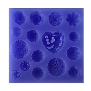 Szilikon öntőforma, Kör alakú motívumok