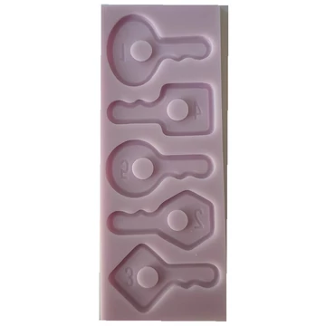 Szilikon öntőforma, Kulcs forma 5-ös