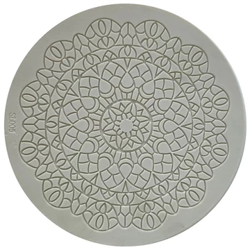 Szilikon öntőforma, Csipketerítő