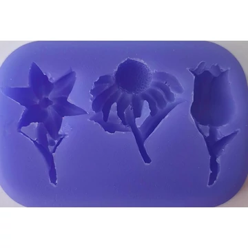 Szilikon öntőforma, Virágszál