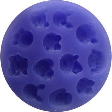 Szilikon öntőforma, Macifejek