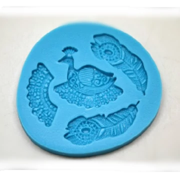 Szilikon öntőforma, Tollak-csipke