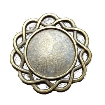 Fém medál alap, 20mm