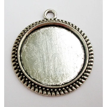 Fém medál alap, 25mm