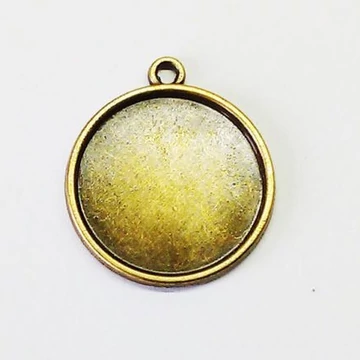 Fém medál alap, 15mm