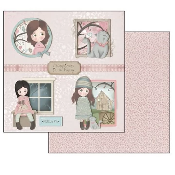 Kétoldalas papír, 30x30cm