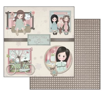 Kétoldalas papír, 30x30cm