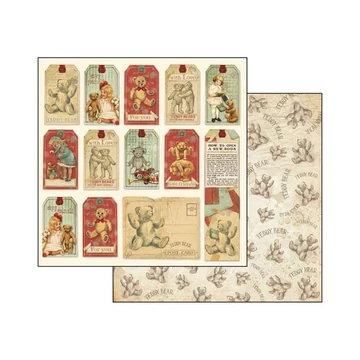 Kétoldalas papír, 30x30cm